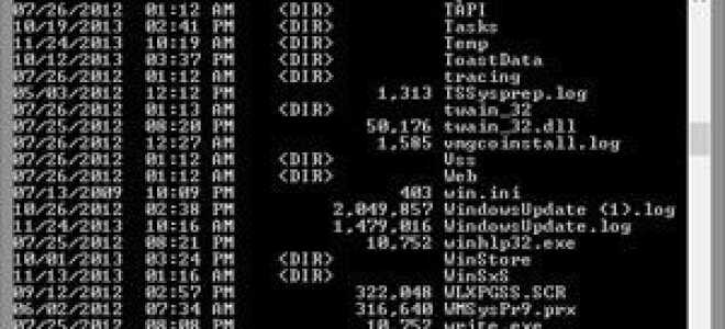 Как MS-DOS интерпретирует команды?