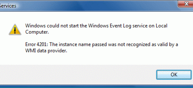 Исправить ошибку службы журнала ошибок 4201 Пропущенное имя экземпляра не было распознано