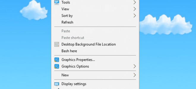 Добавить Bash в контекстное меню для папок в Windows 10