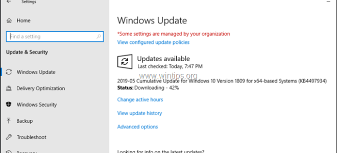 ИСПРАВЛЕНИЕ: Windows 10 Update 1903 не удалось установить (решено)