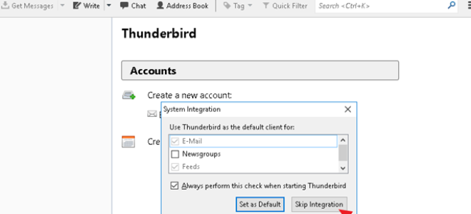 Как открыть файлы MBOX в Thunderbird.