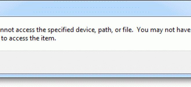 Исправить ошибку Windows не может получить доступ к указанному устройству, пути или файлу при воспроизведении DVD фильмов в Windows 7