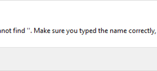 [Fix] File Explorer Ошибка Windows не может найти в Windows 10