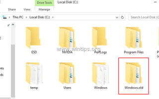Что такое папка Windows.old и как ее удалить.