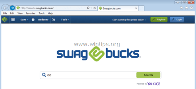Удалить Swagbucks.com поиск и панель инструментов SwagBucks (Руководство по удалению)