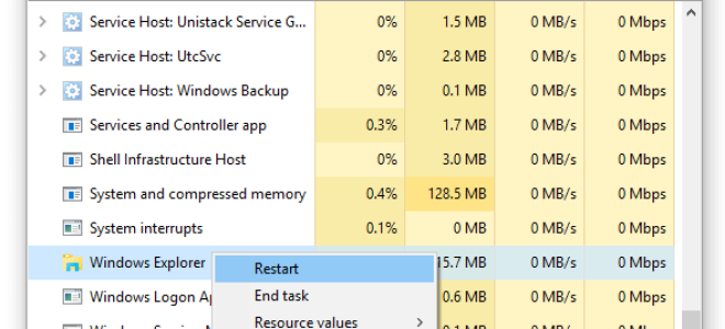 Папки не обновляются автоматически в Windows 10