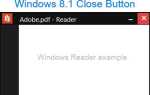 Как закрыть приложение в Windows 8