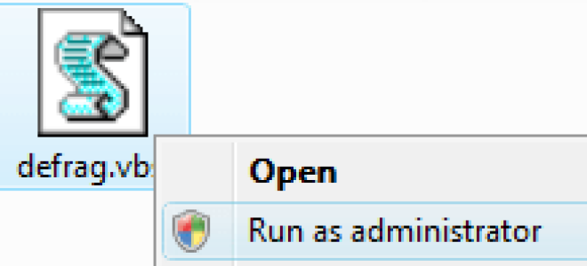 Элемент контекстного меню &laquo;Запуск от имени администратора&raquo; для файлов VBS и JS