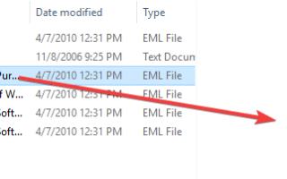 Как включить предварительный просмотр файлов .eml (сообщение электронной почты) в проводнике