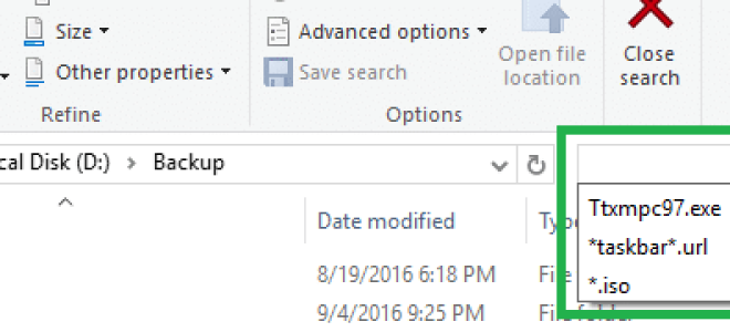 Как очистить историю поиска проводника в Windows?