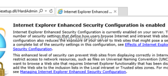 Как отключить настройку усиленной безопасности Internet Explorer в Server 2016