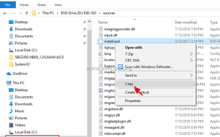 Как извлечь Install.ESD для Install.WIM (Windows 10/8)