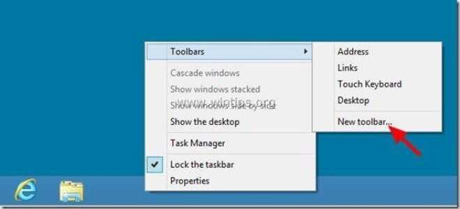 Как добавить меню &laquo;Список программ&raquo; в Windows 8 Desktop Interface