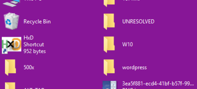 [Исправлено] Значки рабочего стола неожиданно переключились в режим просмотра тайлов