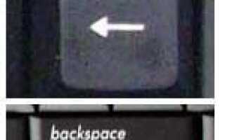 В чем разница между клавишами del и Backspace?