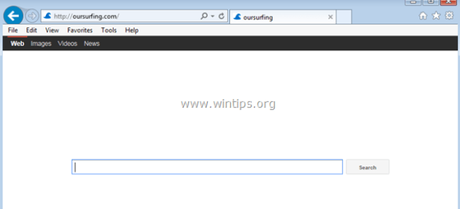 Удалить OurSurfing.com поиск угонщик