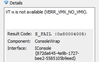 ИСПРАВЛЕНИЕ: Ошибка VirtualBox VT-x не доступен в Windows 10 (решено)