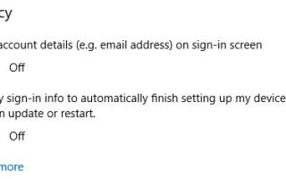 Остановите автоматическое повторное открытие программ после перезапуска в Windows 10