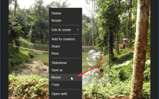 Как изменить размер изображения с помощью приложения «Фотографии» в Windows 10