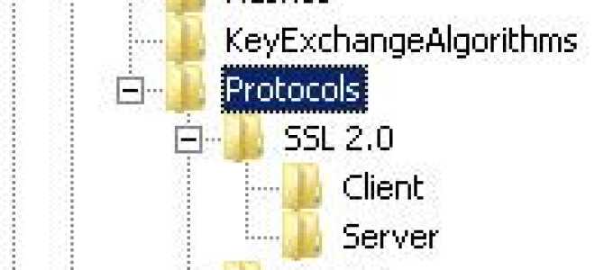 Как включить SSL 3.0 Server 2008 / SBS 2008 и SBS 2011