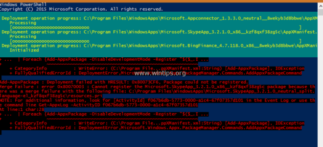 Как исправить приложение Broken Store, сбой развертывания: 0x80073CF6 и ошибка слияния: 0x80070003 проблемы в Windows 10. (решено)