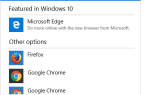 Нажатие гиперссылки в Outlook предлагает выбрать браузер, с IE по умолчанию