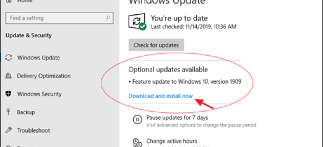 Как загрузить и установить обновление для Windows 10 1909.
