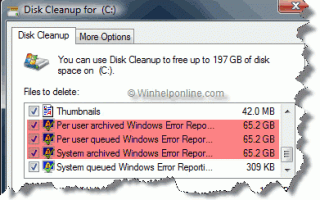 Серьезная проблема очистки диска в Windows, вызванная неработающей регистрацией