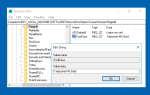 Изменить редактор реестра Font Face в Windows 10 Creators Update