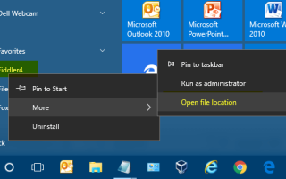 Сочетания клавиш в меню «Пуск» Windows 10 — Назначение сочетаний клавиш или горячих клавиш