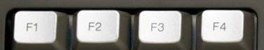 Функциональные клавиши клавиатуры