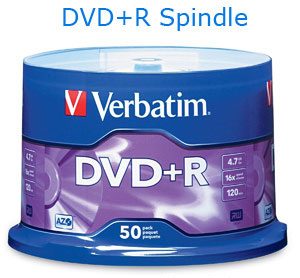 DVD + R шпиндель