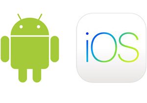Android и iOS логотипы.