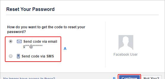 Сбросить окно пароля вашего Facebook.
