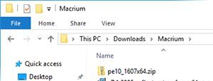 Исполняемый файл установщика находится в папке, в которую вы загрузили агент, в подпапке с именем Macrium.