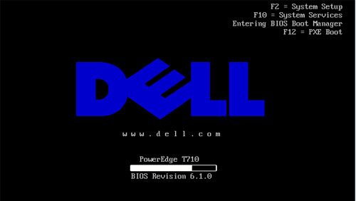 Заставка Dell BIOS