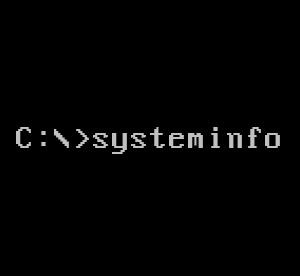 команда systeminfo