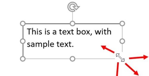 Изменить размер текстового поля в Microsoft Word