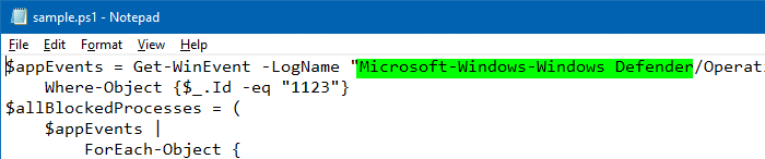 код содержимого файла ps1