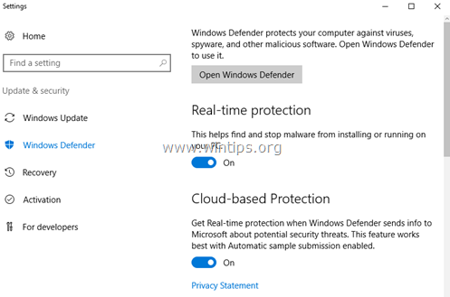 Как отключить или удалить антивирус Защитника Windows в Server 2016