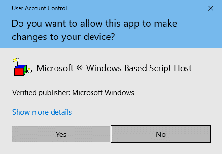 автоматически поднять VBScript Runas
