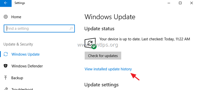 исправление не может обновить Windows 10 - устройство в опасности