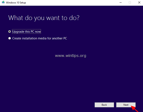 обновить этот компьютер сейчас - ремонт Windows 10