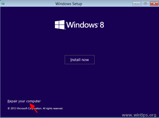 Windows 8 Ремонт вашего компьютера