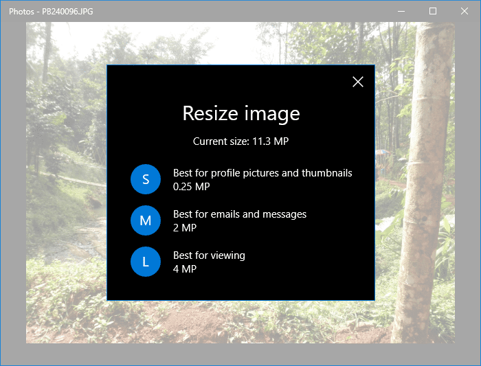 изменить размер изображения фото приложение - три варианта