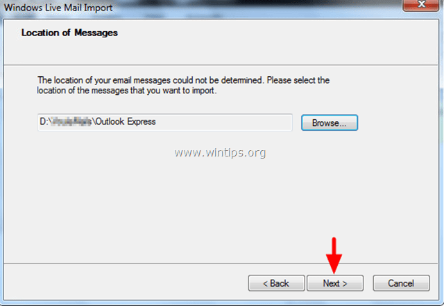 Outlook Express для Windows Live Mail
