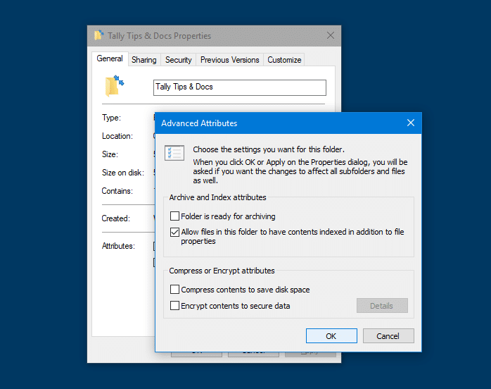 Что такое значок двух синих стрелок на папках в Windows 10 и как его удалить?