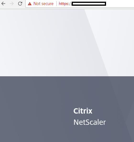 Ошибка на Netscaler Certfiicate