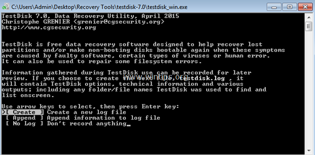 восстановить поврежденный файл слова - testdisk