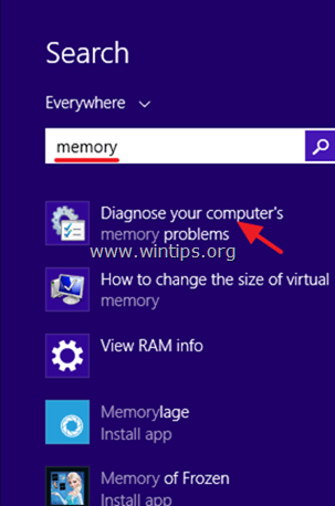 диагностика памяти компьютера